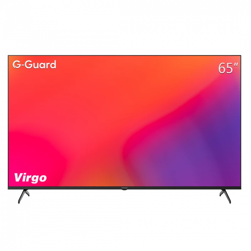 تلفزيون جي-جارد فيرجو سي جي 65 بوصة ذكي 4K UHD، تصميم بدون إطار، دولبي فيجن، HDR10+، جوجل تي في - جي-جارد